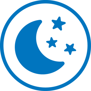 Икона с луна и звезди